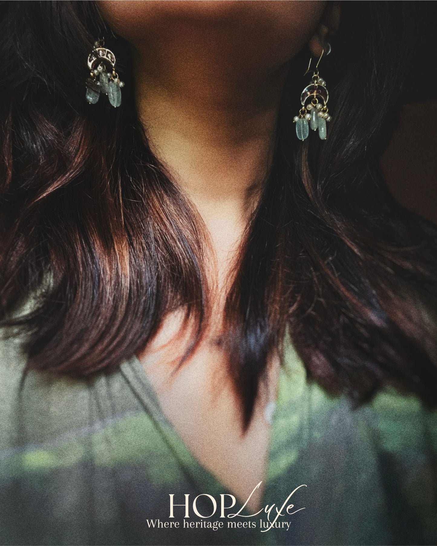 Iravata Meenakari Baalis| Natural & Semi Precious Stone Series | HOP Luxe