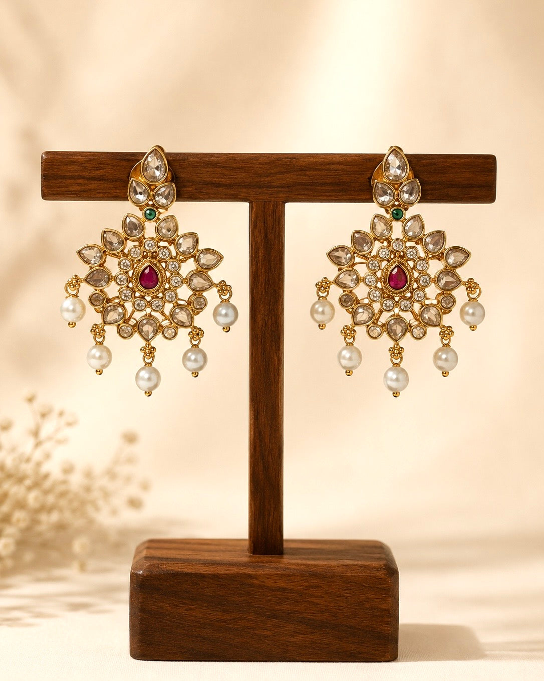 Lady of the House | Jadau Kundan Vintage Attigai Set | Onam'26