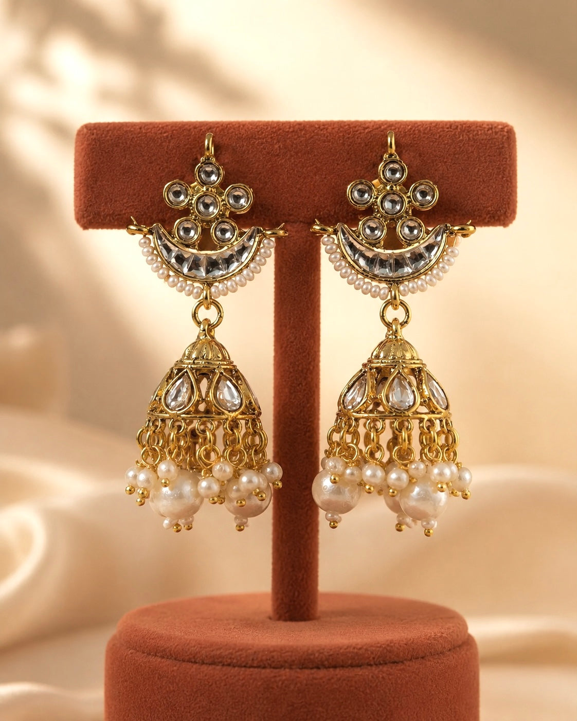 Ponnambal | Kundan & Pearl Vintage Haaram with Jhumkas | Onam'26