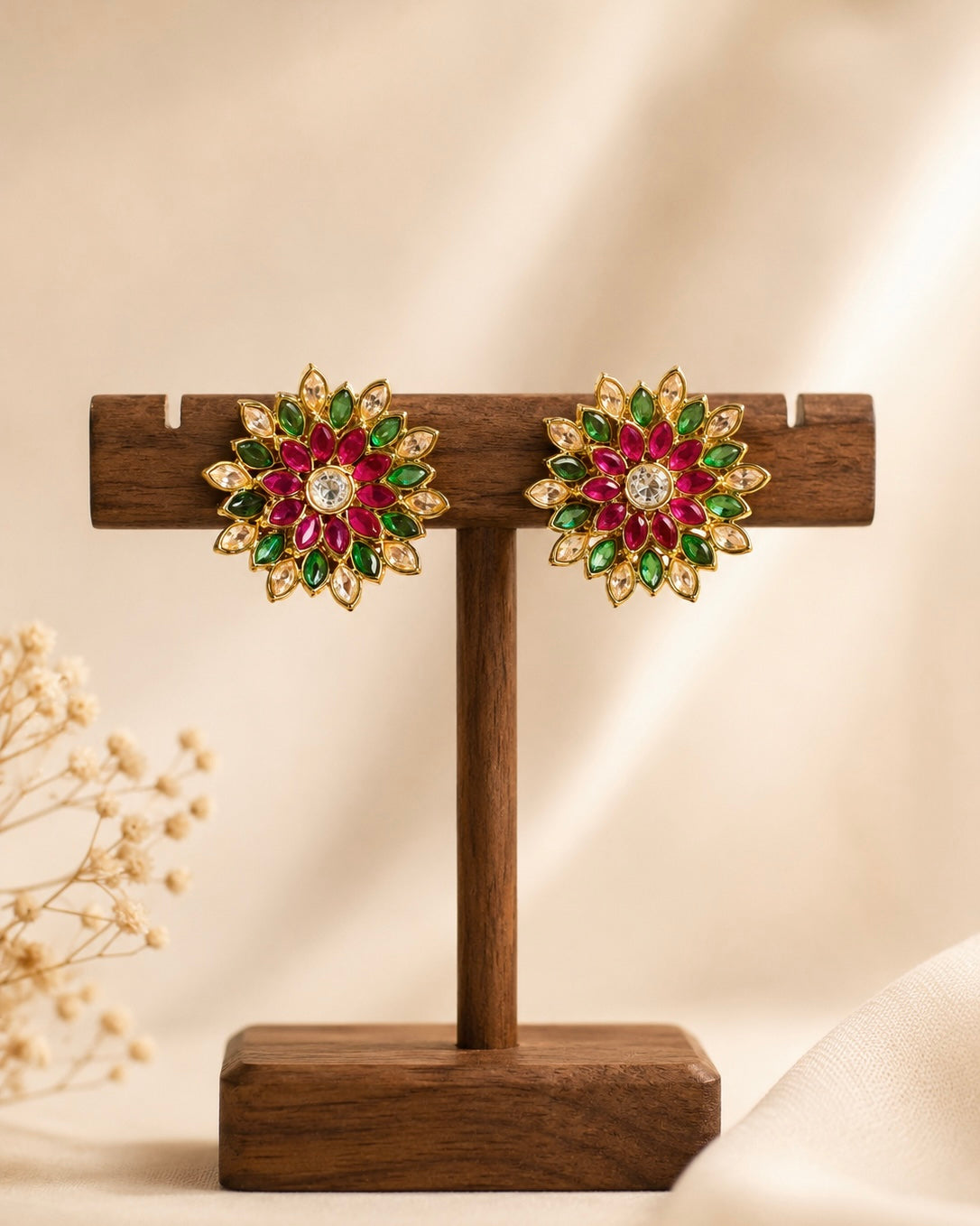 The Maharani Bloom | Kundan & Pearl Choker Set | Onam'26