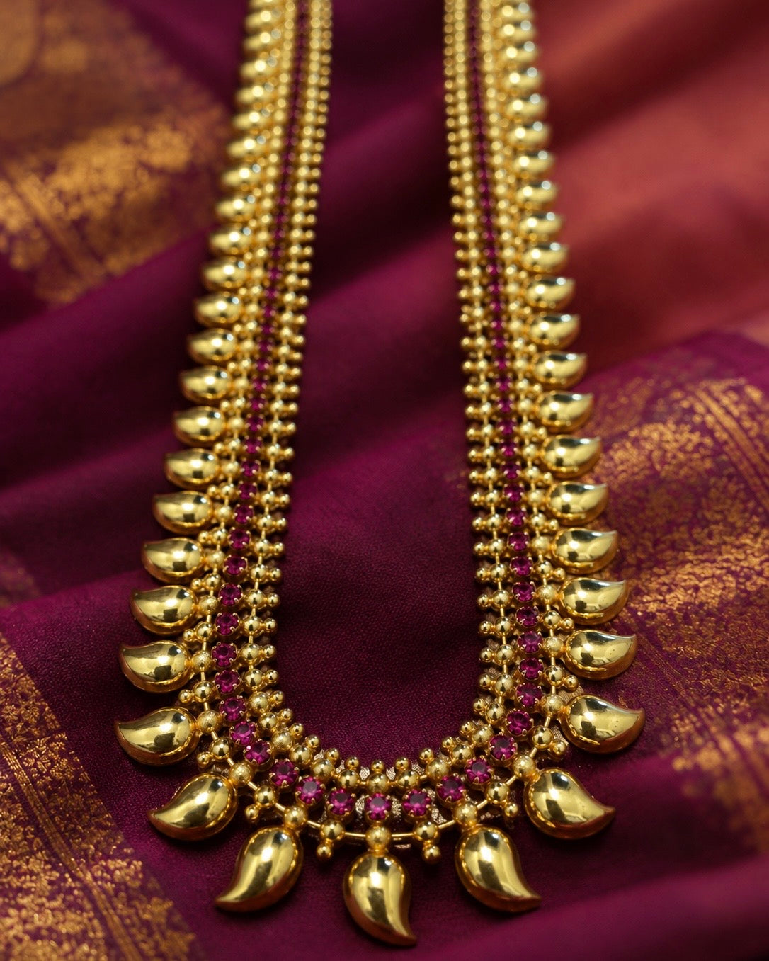 Maanga Haaram | Gold-Plated Heirloom Necklace