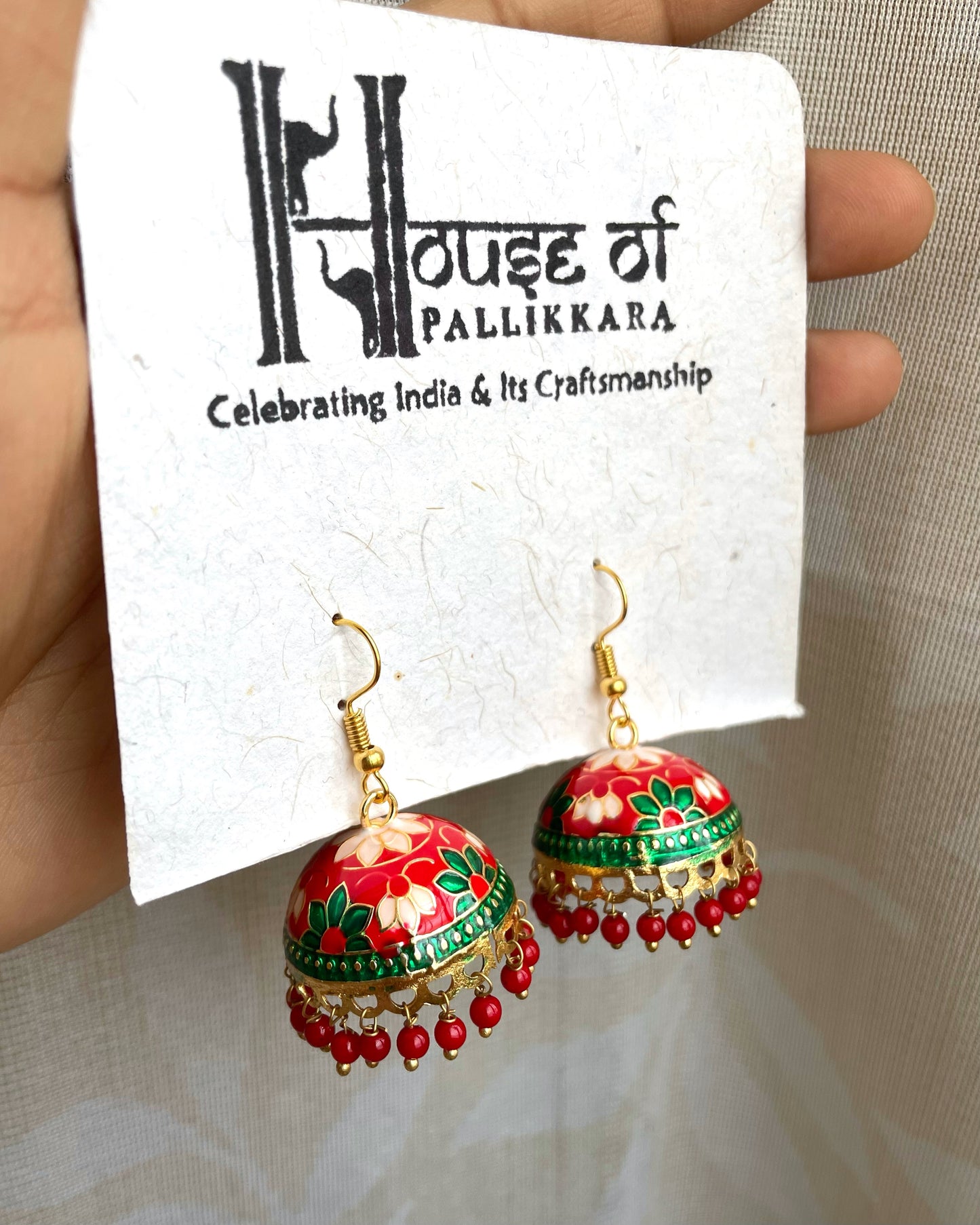 Laal Katha | Jhumkas | The Meenakari Edit