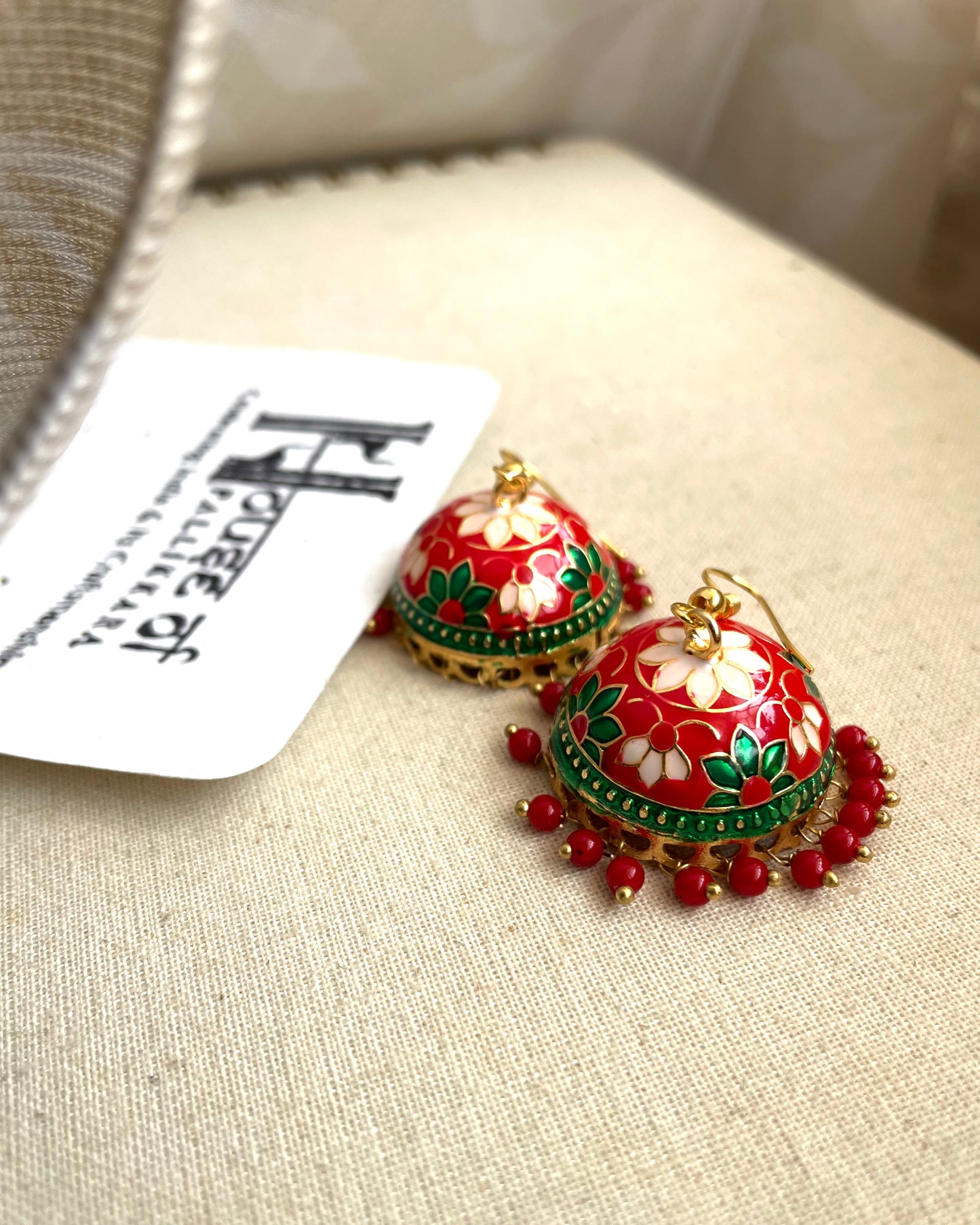 Laal Katha | Jhumkas | The Meenakari Edit
