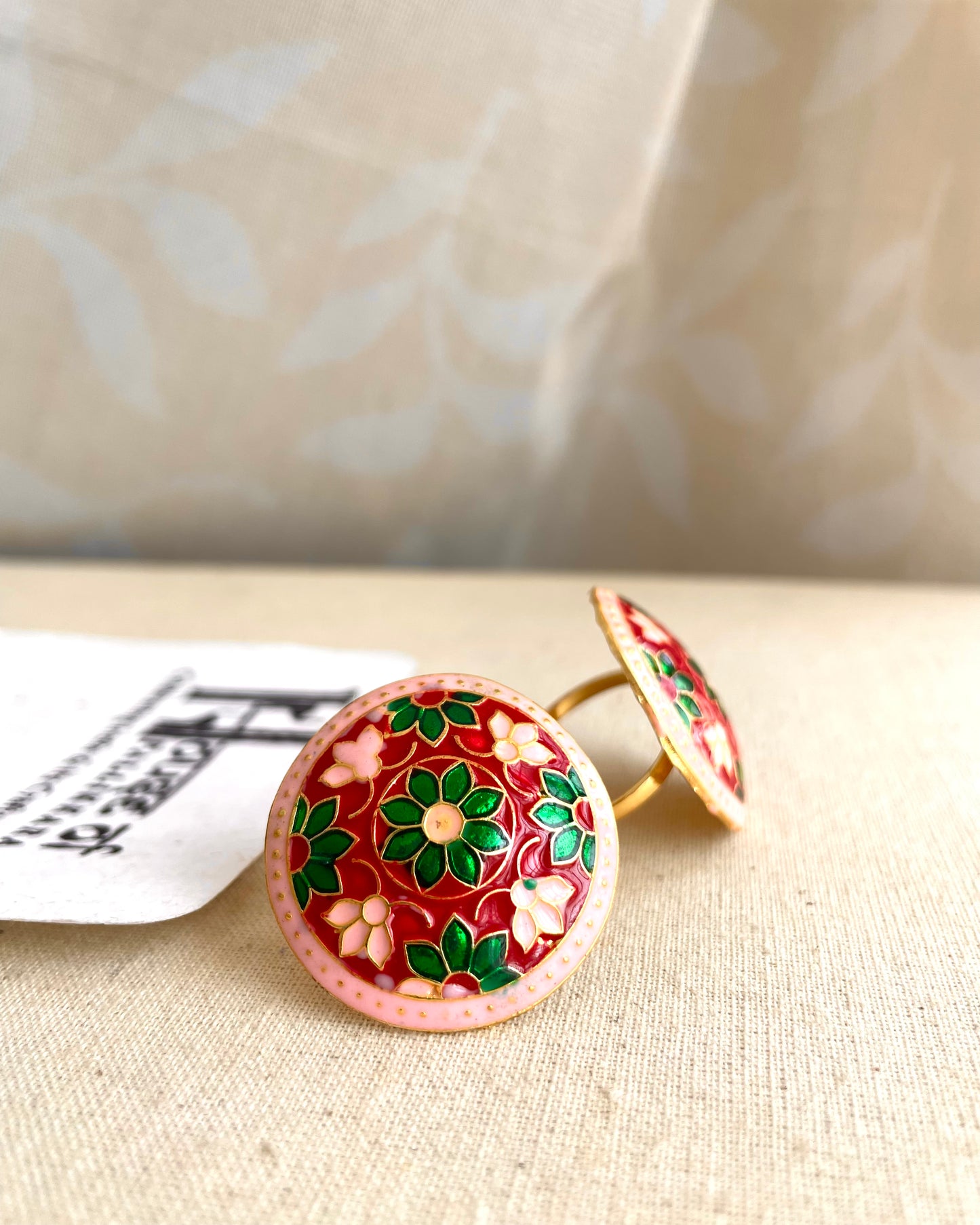 Gulnaar | Finger Ring | The Meenakari Edit