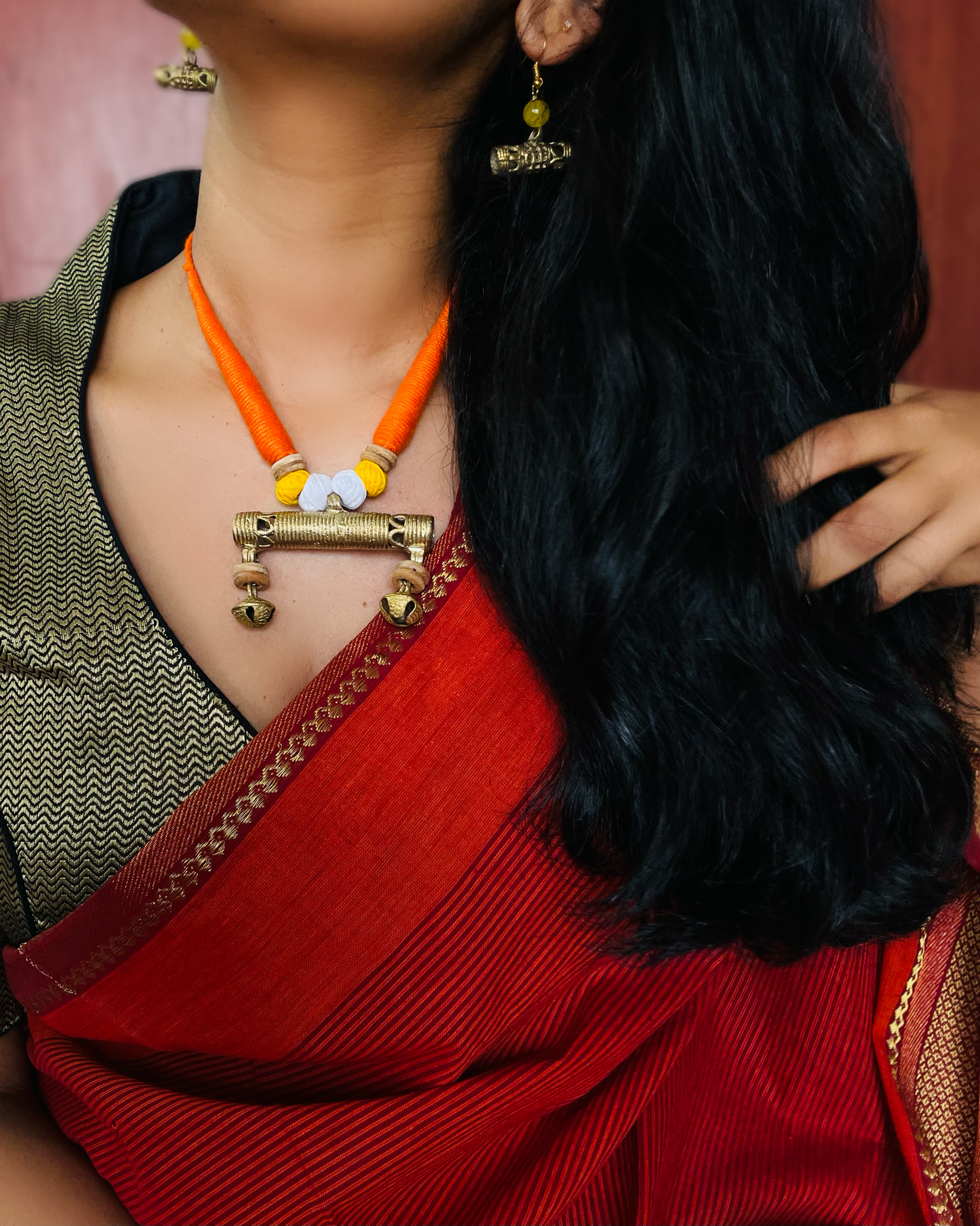 Theyyam Series |Elasu Maala| Handcrafted Statement Set