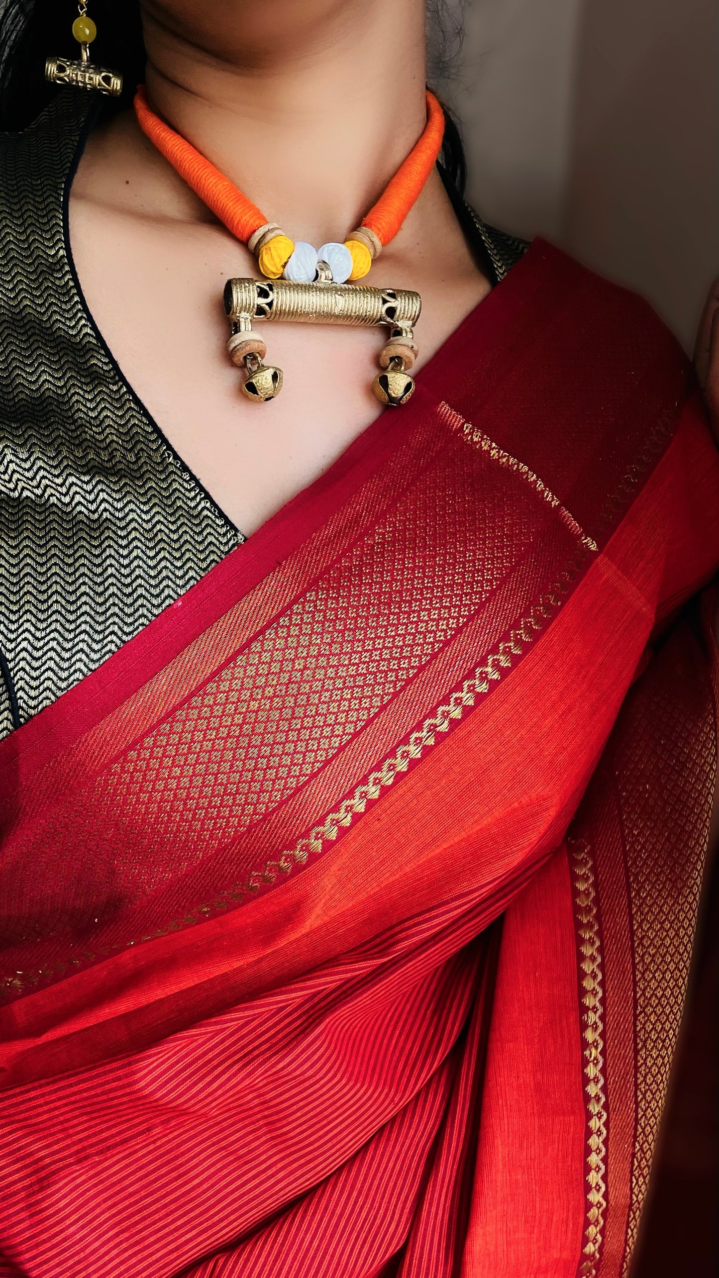 Theyyam Series |Elasu Maala| Handcrafted Statement Set