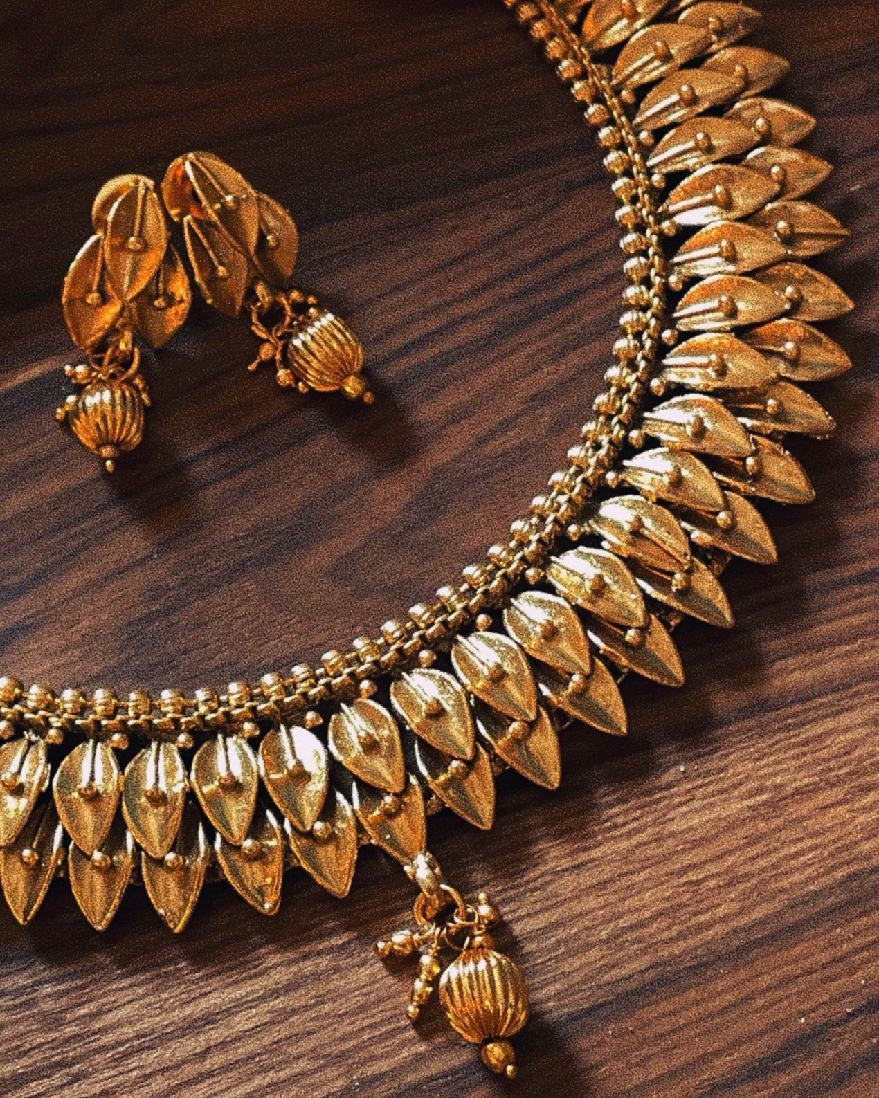 Kshetravalli | Antique Heritage Inspired Choker Set | The Vishu Collective'26