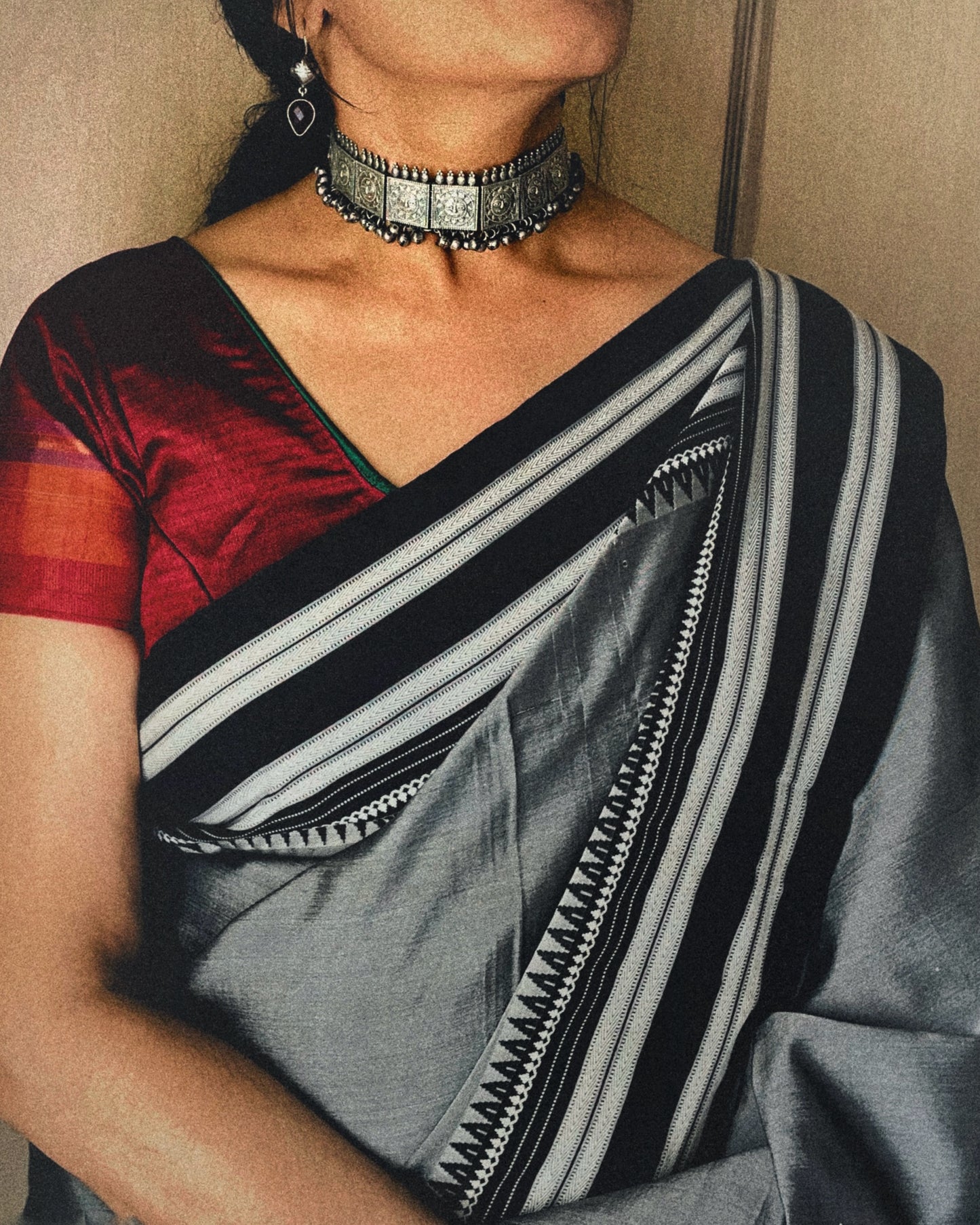 Arka | Silver Plated Handcrafted Statement Necklace