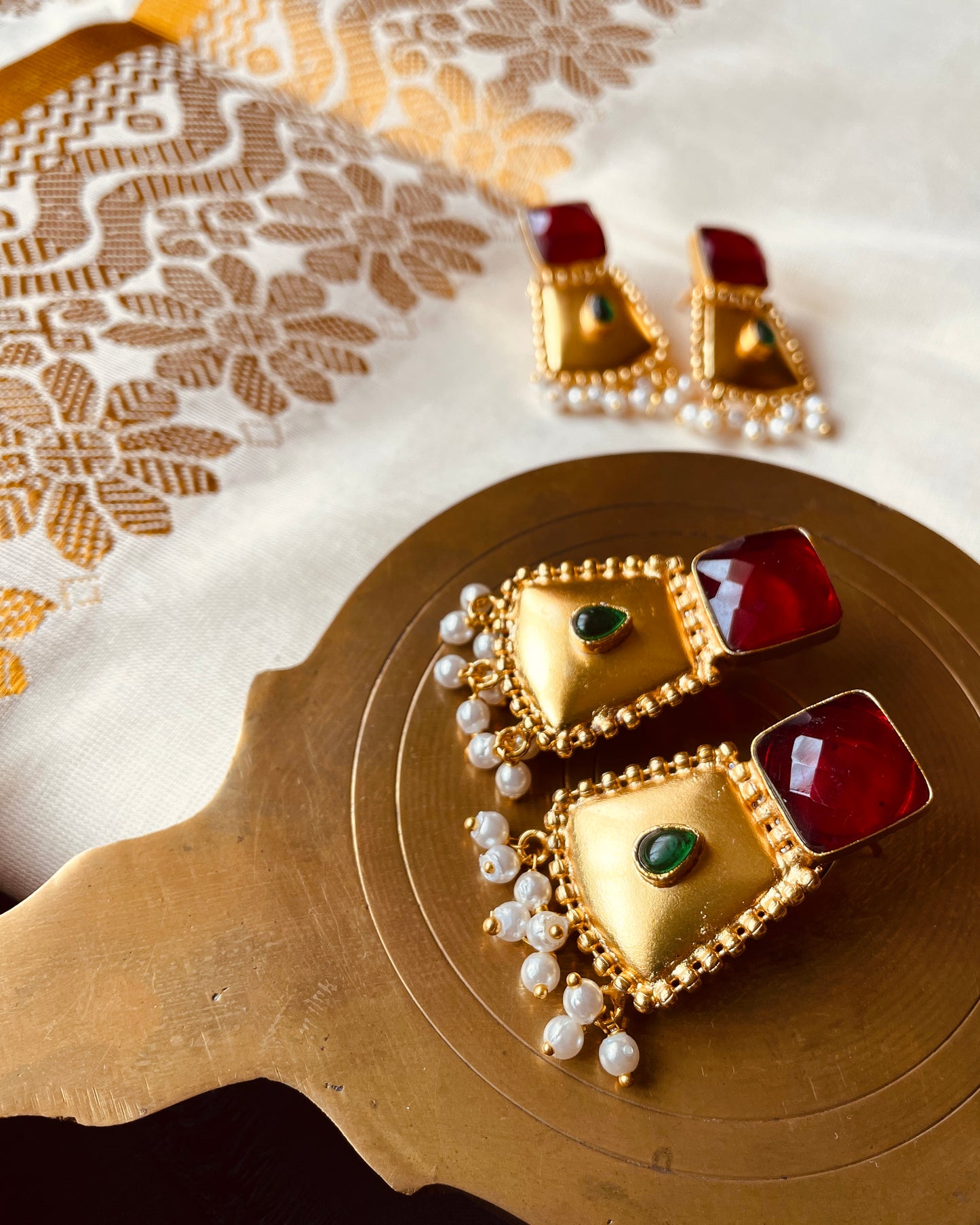 Pallakku | The Palanquin | Statement Studs