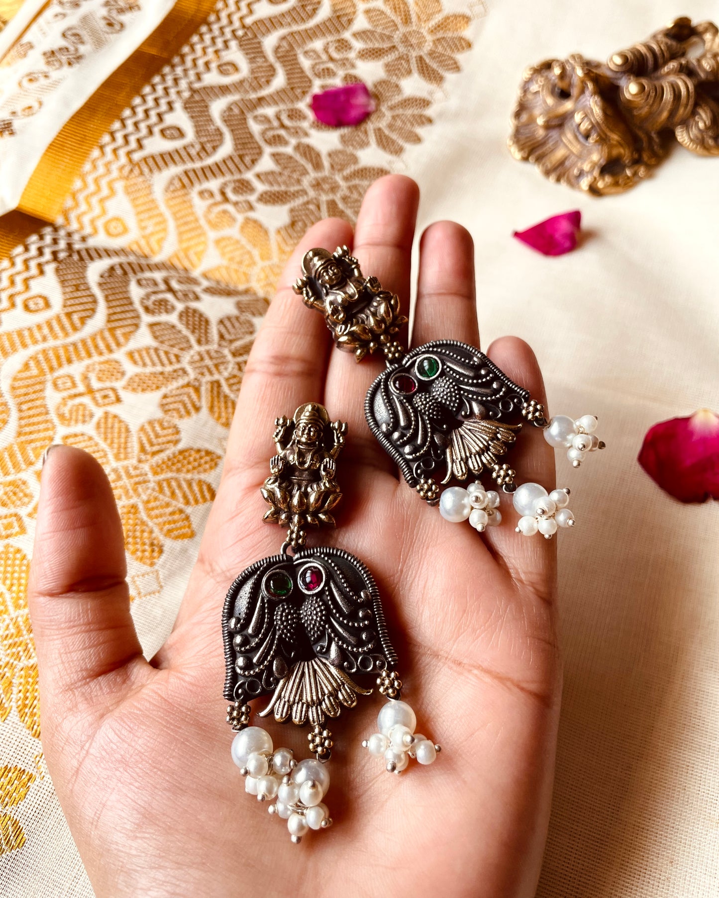 Padmapeetham | The Throne of Lakshmi | Statement Studs