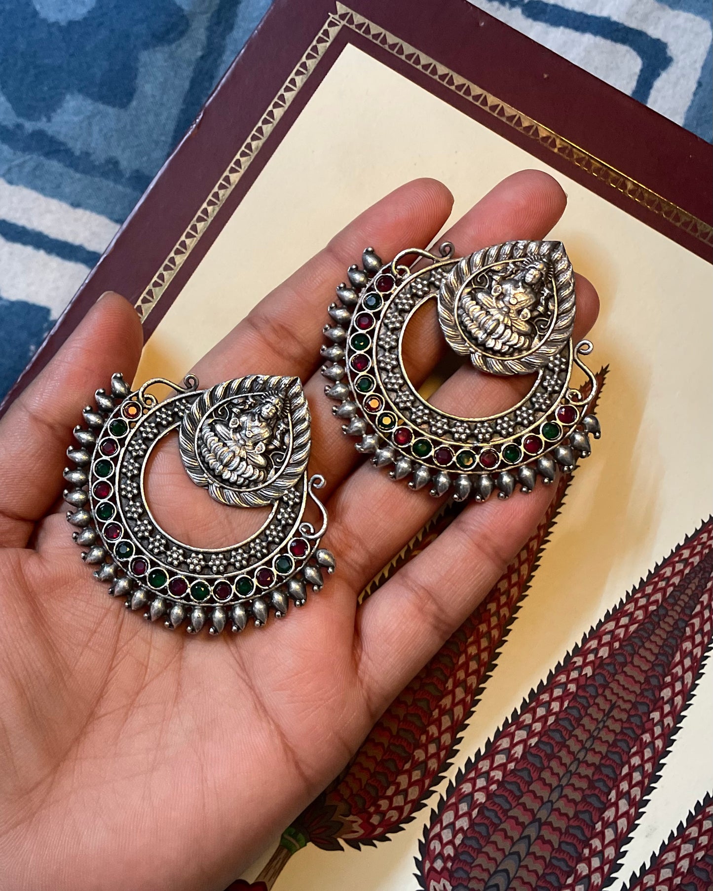 Avira | Silver Plated Statement Earrings