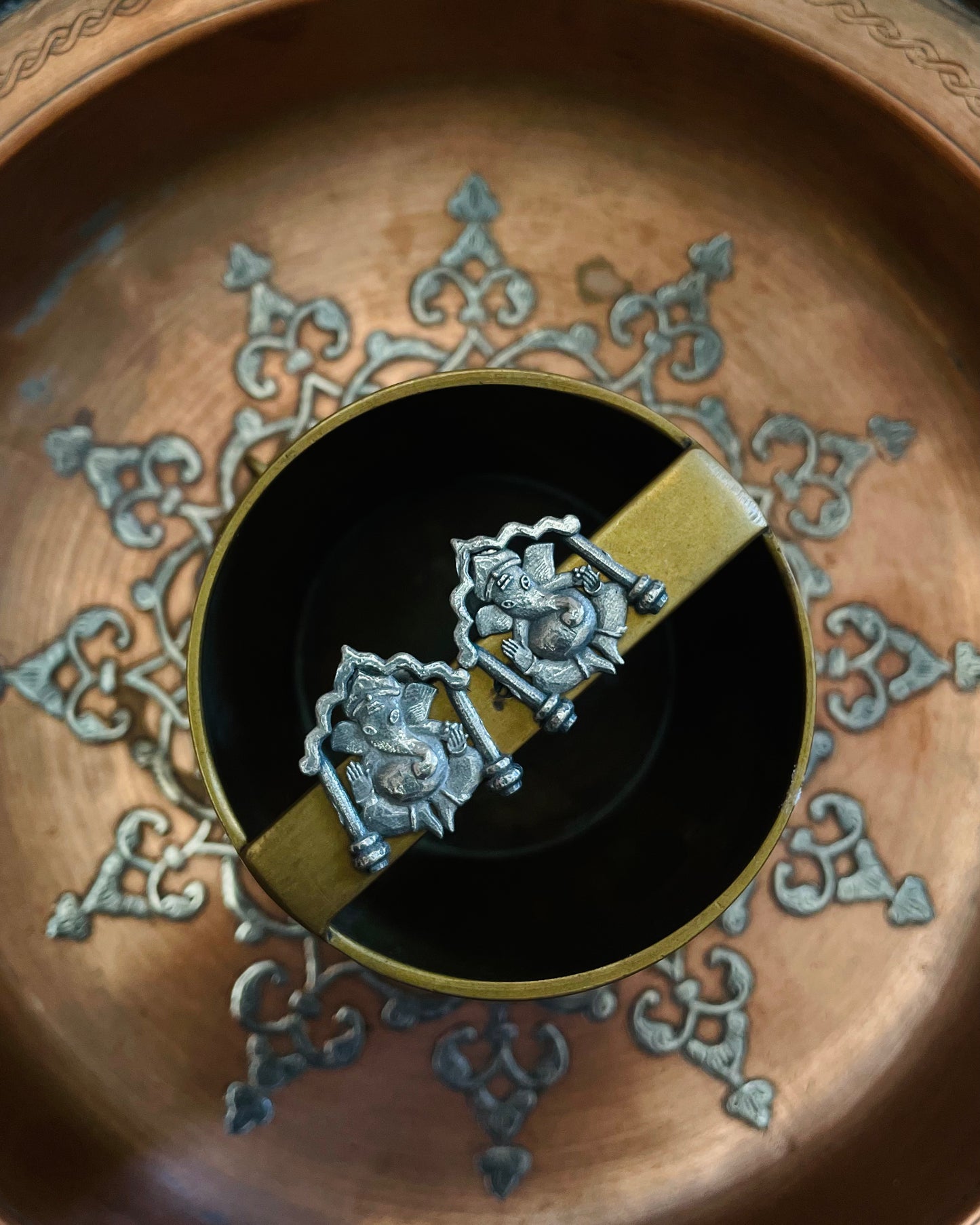 Ekadanta Antique Studs
