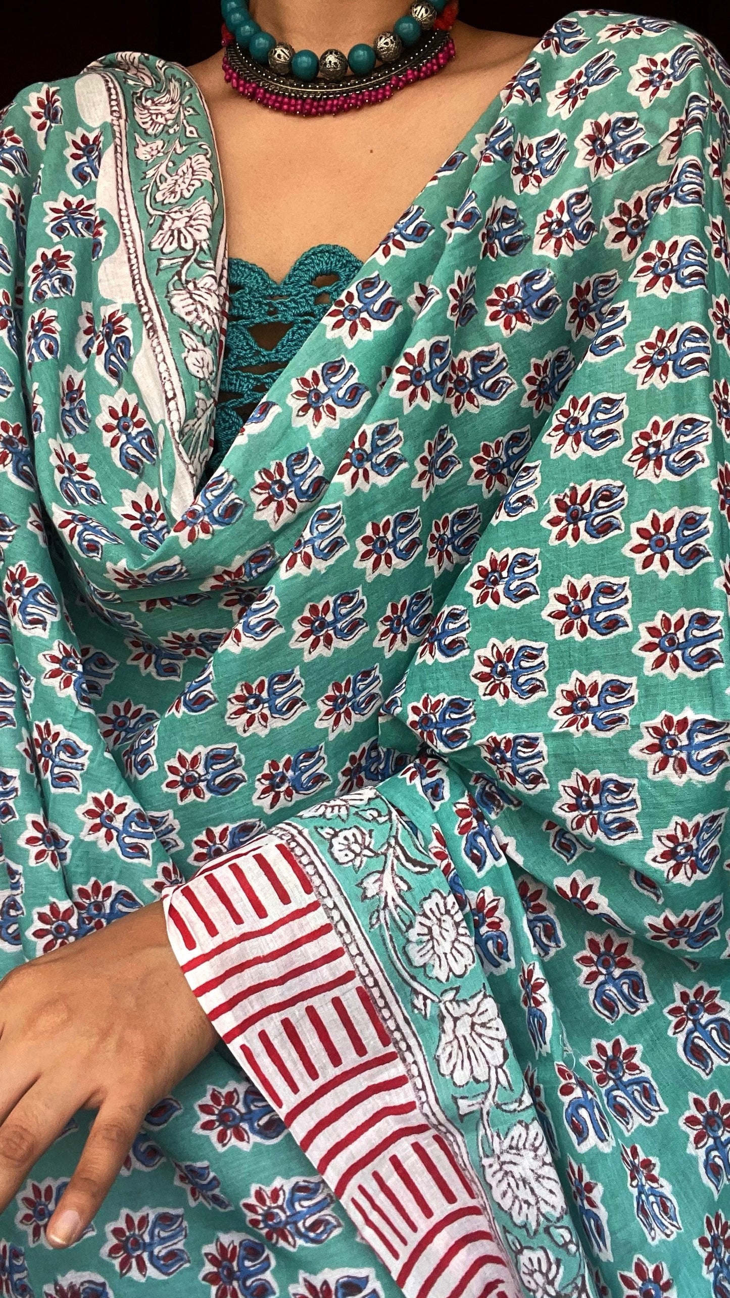 Champakali | Handblock Printed Dupatta