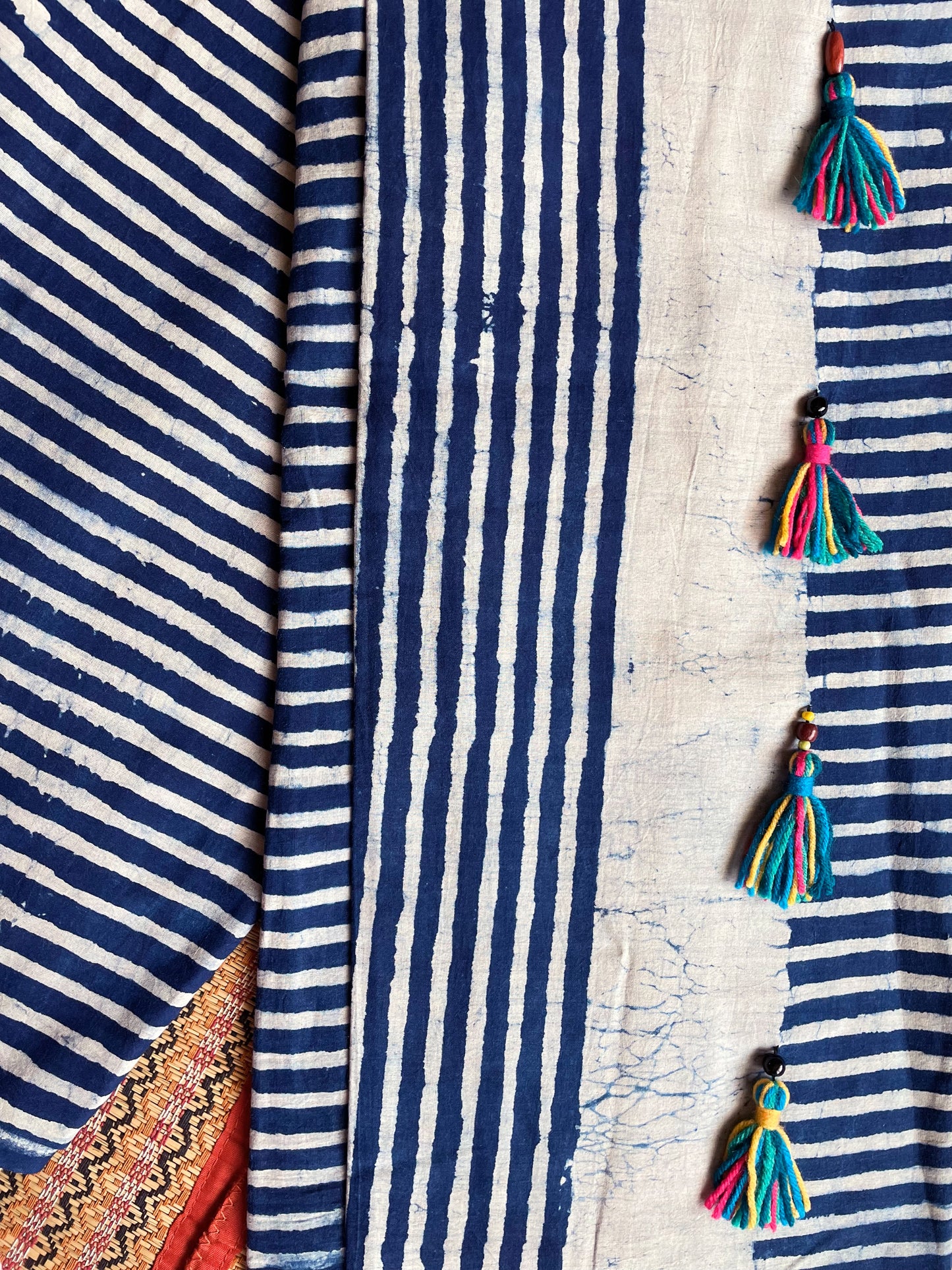 RITHI | Pure Hand-Block Printed Mul Cotton Saree