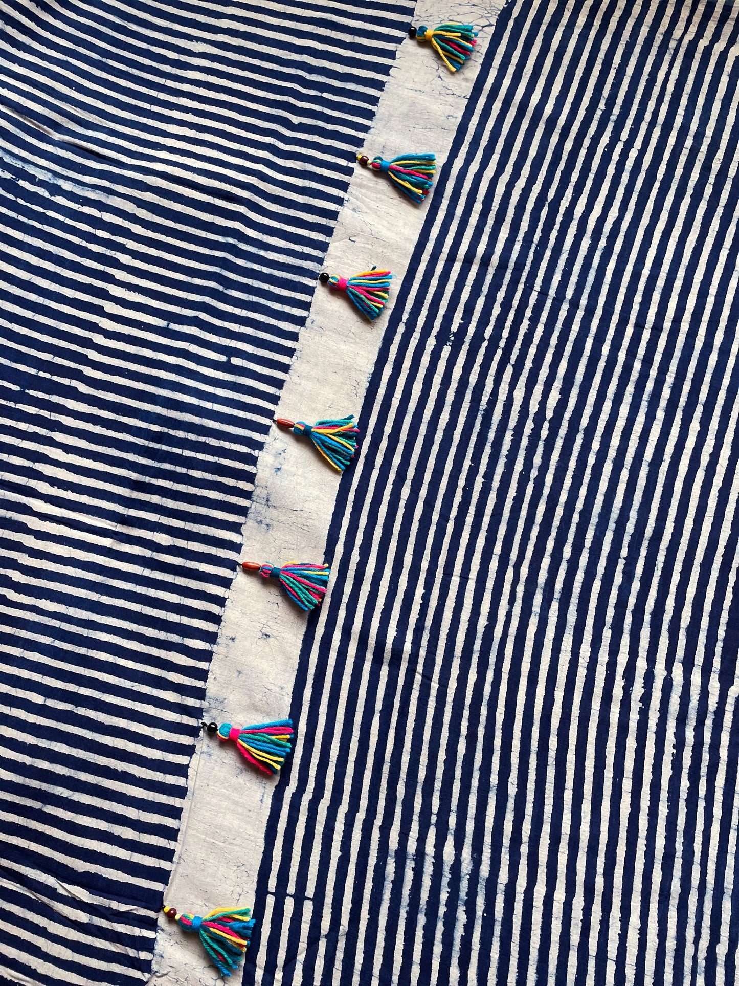 RITHI | Pure Hand-Block Printed Mul Cotton Saree