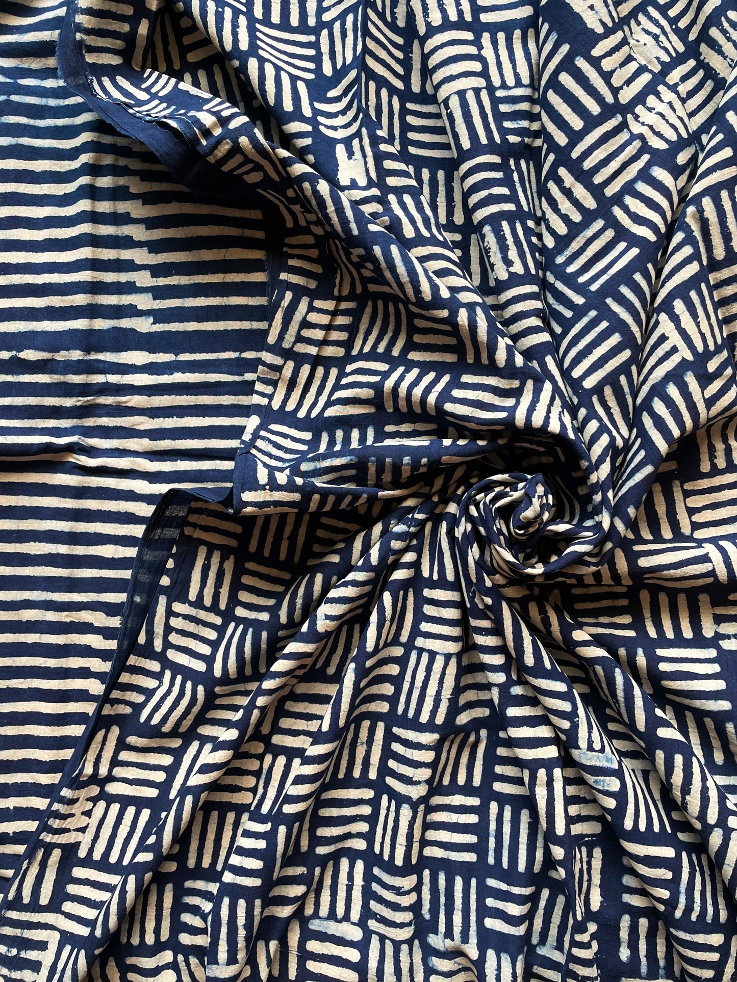 RITHI | Pure Hand-Block Printed Mul Cotton Saree