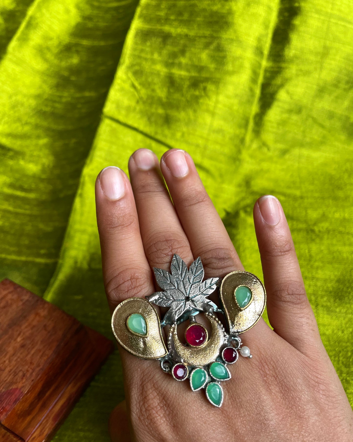 कलाकृति (Kalākṛti) - Contemporary Dual Tone Fusion Ring