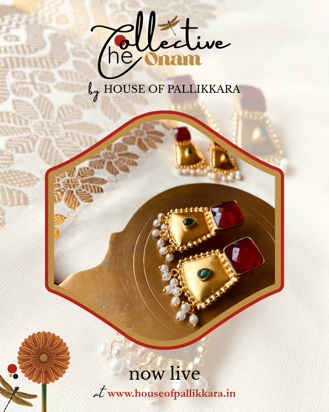 Pallakku | The Palanquin | Statement Studs