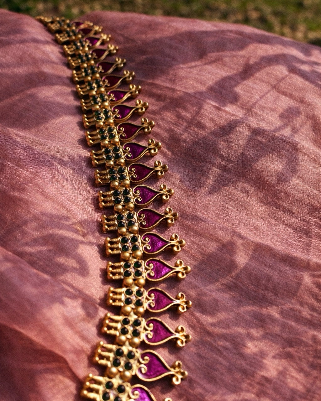 Vaadamalli Palakka Maala | Antique Heritage Inspired Choker Set | The Vishu Collective'26