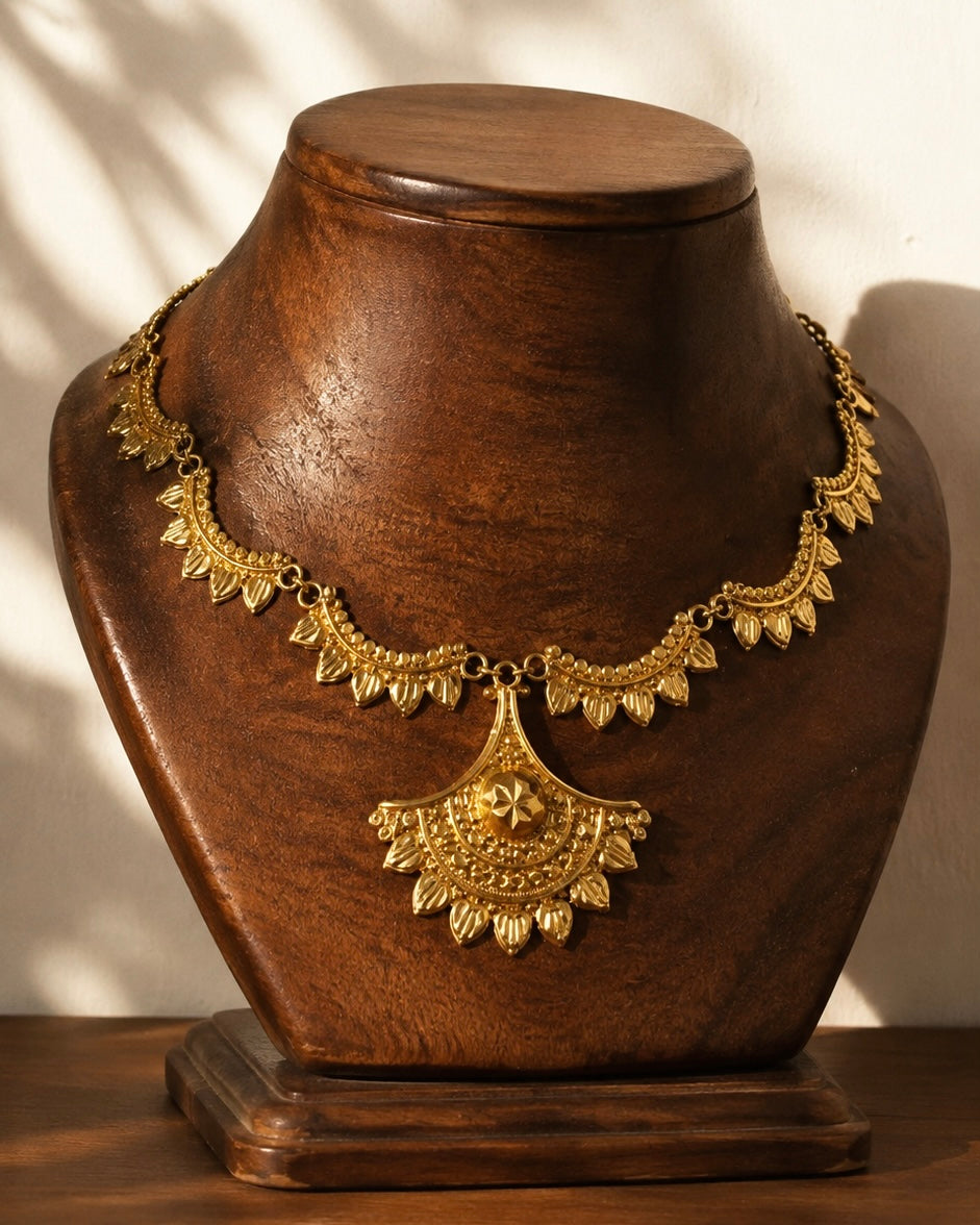 Thalirmala | Heritage Gold-Plated Designer Choker | Onam'26