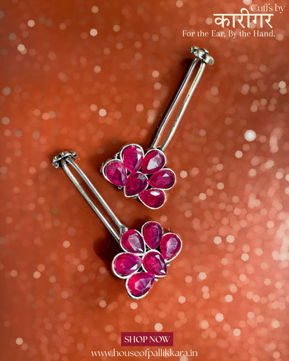 Laeya | Contemporay Bugadi by the कारीगर | Silver Plated