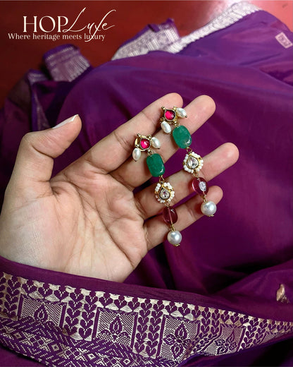 5-Layered Drops | Natural & Semi Precious Stone Series | HOP Luxe