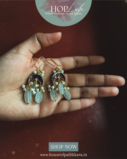 Iravata Meenakari Baalis| Natural & Semi Precious Stone Series | HOP Luxe