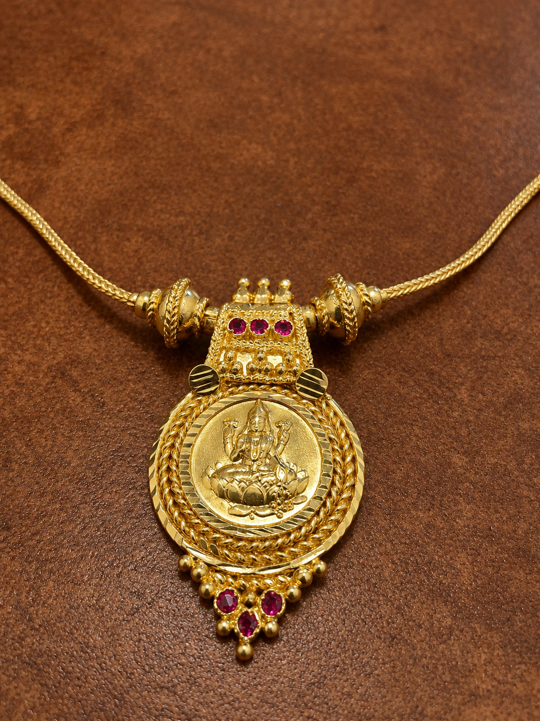 Lakshmi Mudra | Gold-Plated Heirloom Necklace