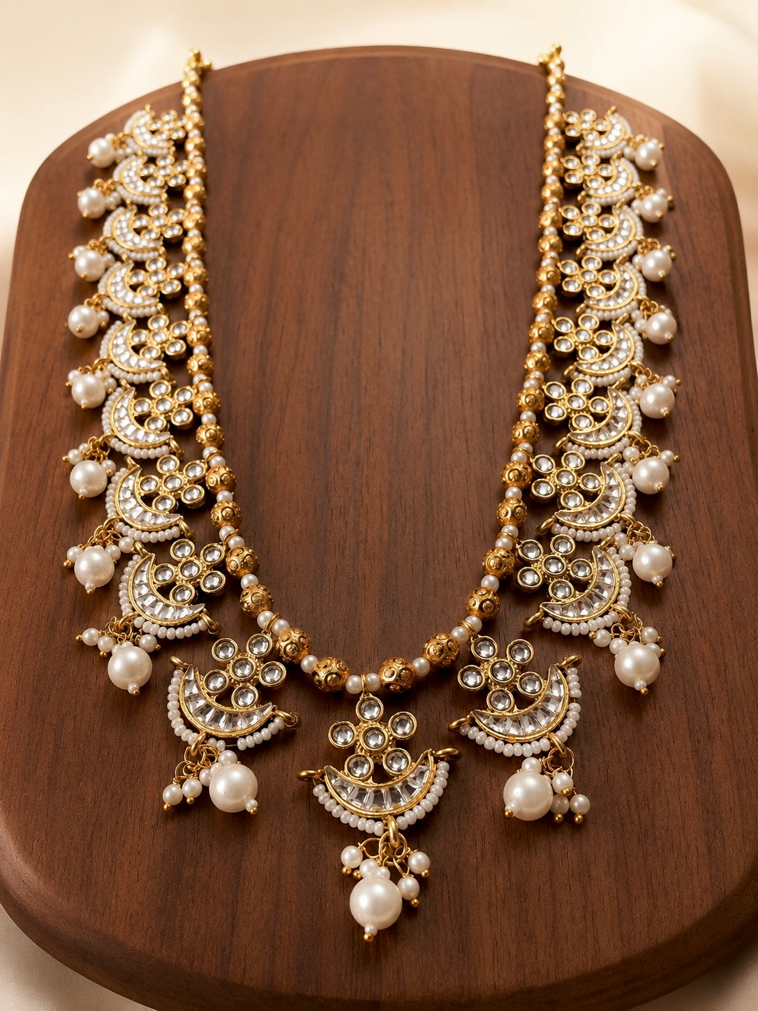 Ponnambal | Kundan & Pearl Vintage Haaram with Jhumkas | Onam'26