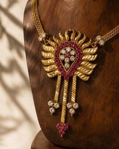 Wings of Garuda | Heritage Gold-Plated Designer Necklace