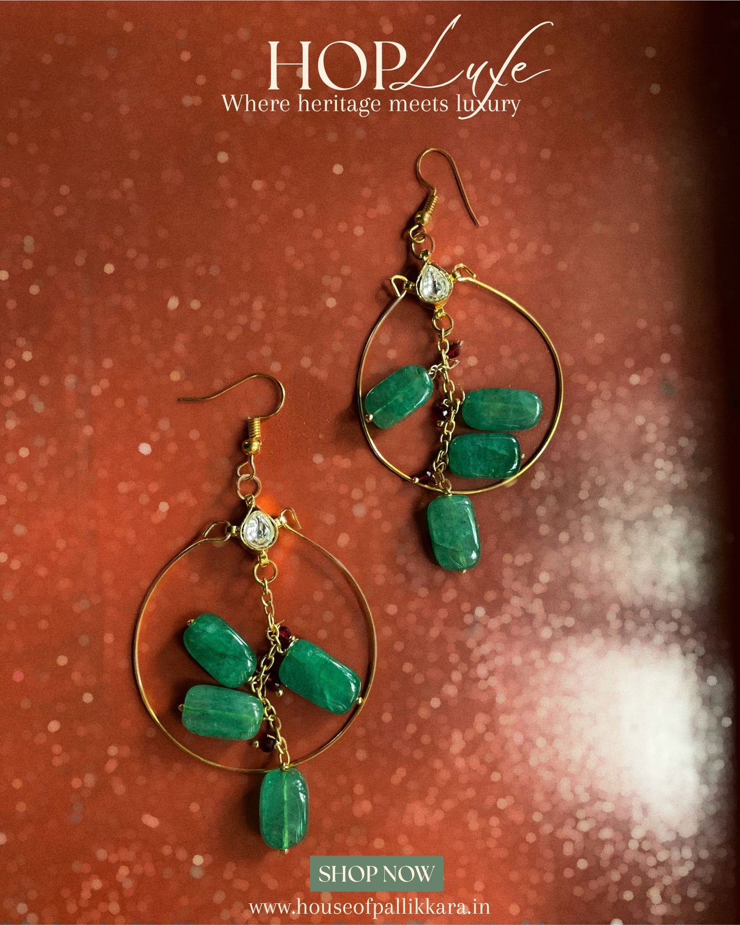 Halo of Jade | Natural & Semi Precious Stone Series | HOP Luxe