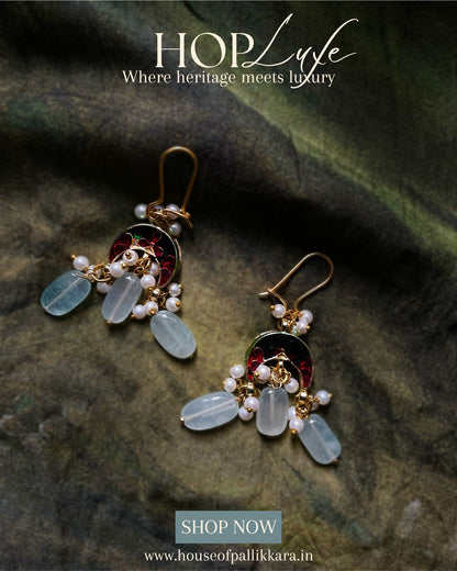 Iravata Meenakari Baalis| Natural & Semi Precious Stone Series | HOP Luxe