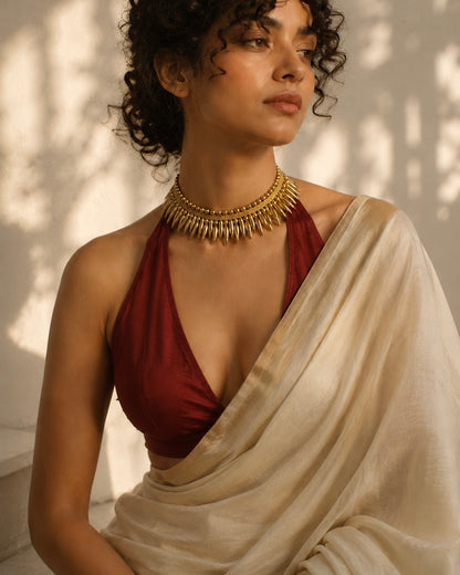 Mullamottu | Heritage Gold-Plated Designer Choker | Onam'26