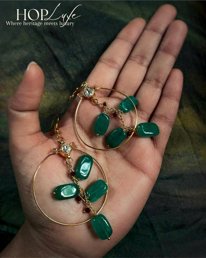 Halo of Jade | Natural & Semi Precious Stone Series | HOP Luxe