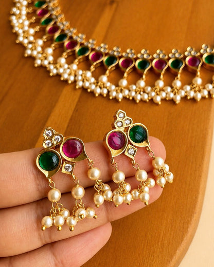 Kemp x Cluster Pearls | Gold-Plated Guttapusalu | Onam'26