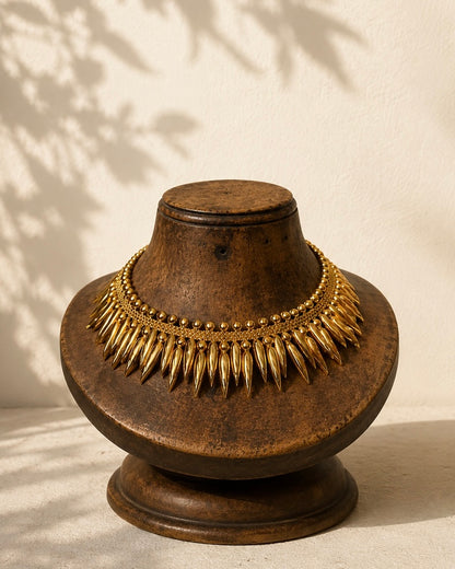 Mullamottu | Heritage Gold-Plated Designer Choker | Onam'26