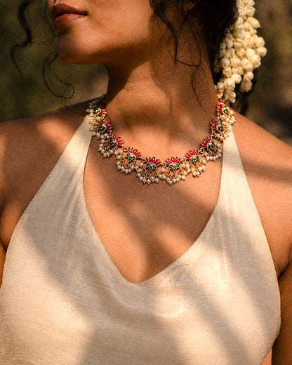 Taamara x Cluster Pearls | Choker Set