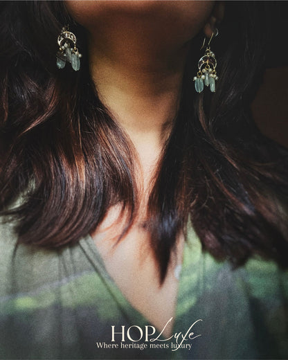 Iravata Meenakari Baalis| Natural & Semi Precious Stone Series | HOP Luxe