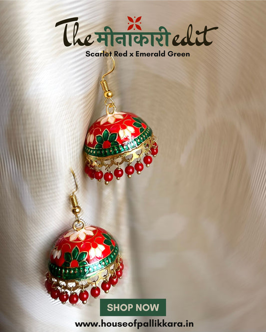 Laal Katha | Jhumkas | The Meenakari Edit