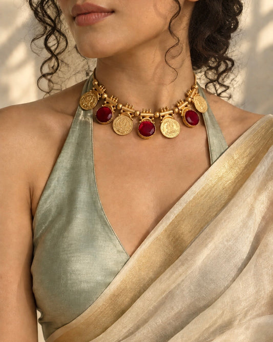 Thalikaratnam | Gold-Plated Heirloom Necklace