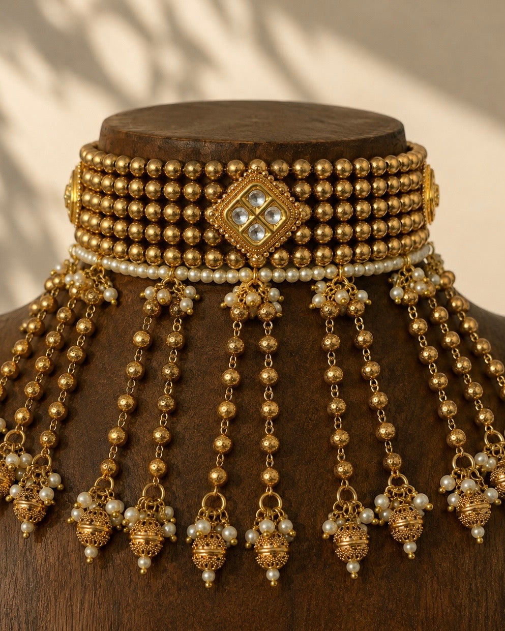 Ponmanimaala | Heritage Gold-Plated Designer Choker Set | Onam'26