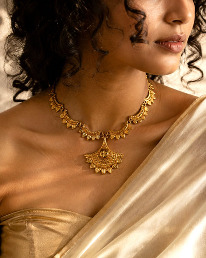 Thalirmala | Heritage Gold-Plated Designer Choker | Onam'26