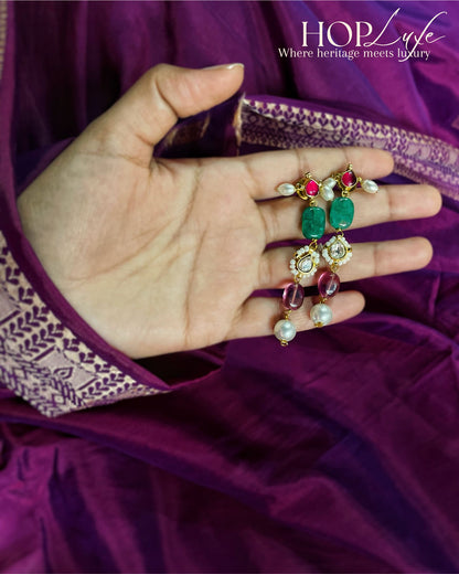 5-Layered Drops | Natural & Semi Precious Stone Series | HOP Luxe