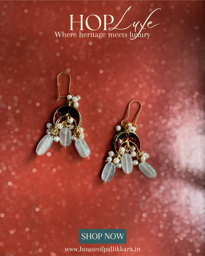 Iravata Meenakari Baalis| Natural & Semi Precious Stone Series | HOP Luxe