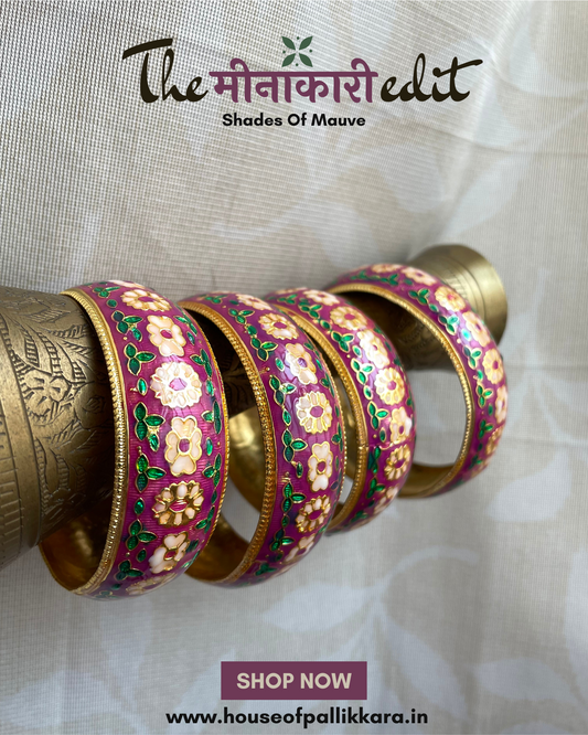 Mridura | Statement Kadas | Set of 2 | The Meenakari Edit