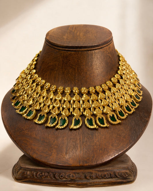 Palakkapadam | Heritage Gold-Plated Designer Choker | Onam'26