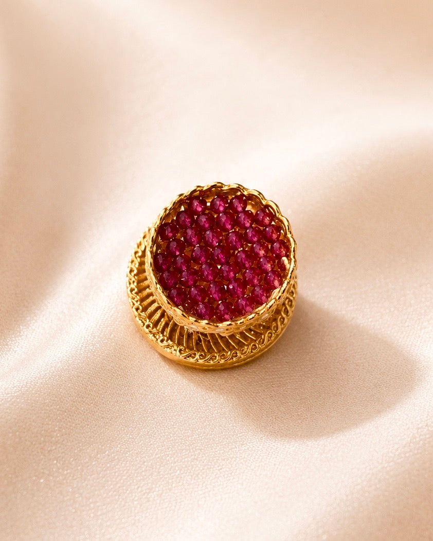 Sunfire Petal | Heritage Inspired Finger Ring