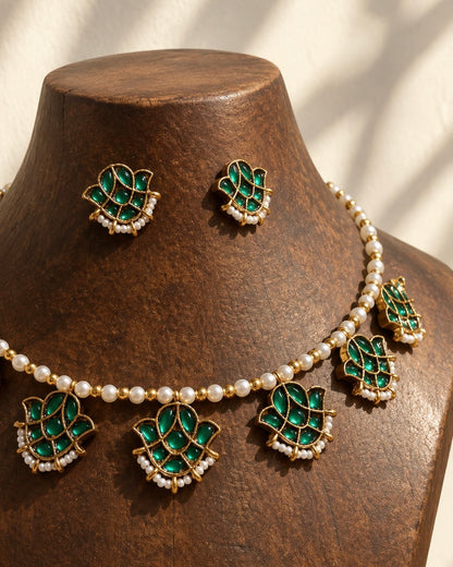 Poongodi | Kemp x Pearl Vintage Necklace Set