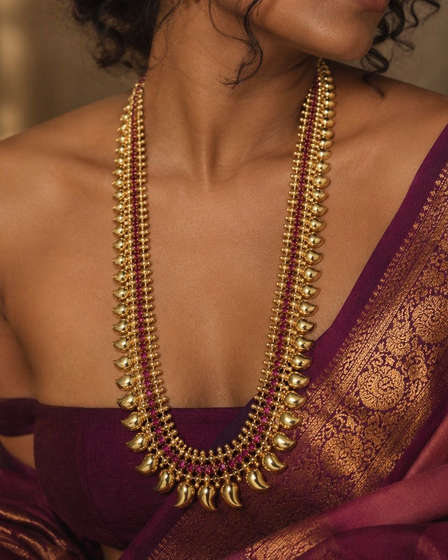 Maanga Haaram | Gold-Plated Heirloom Necklace