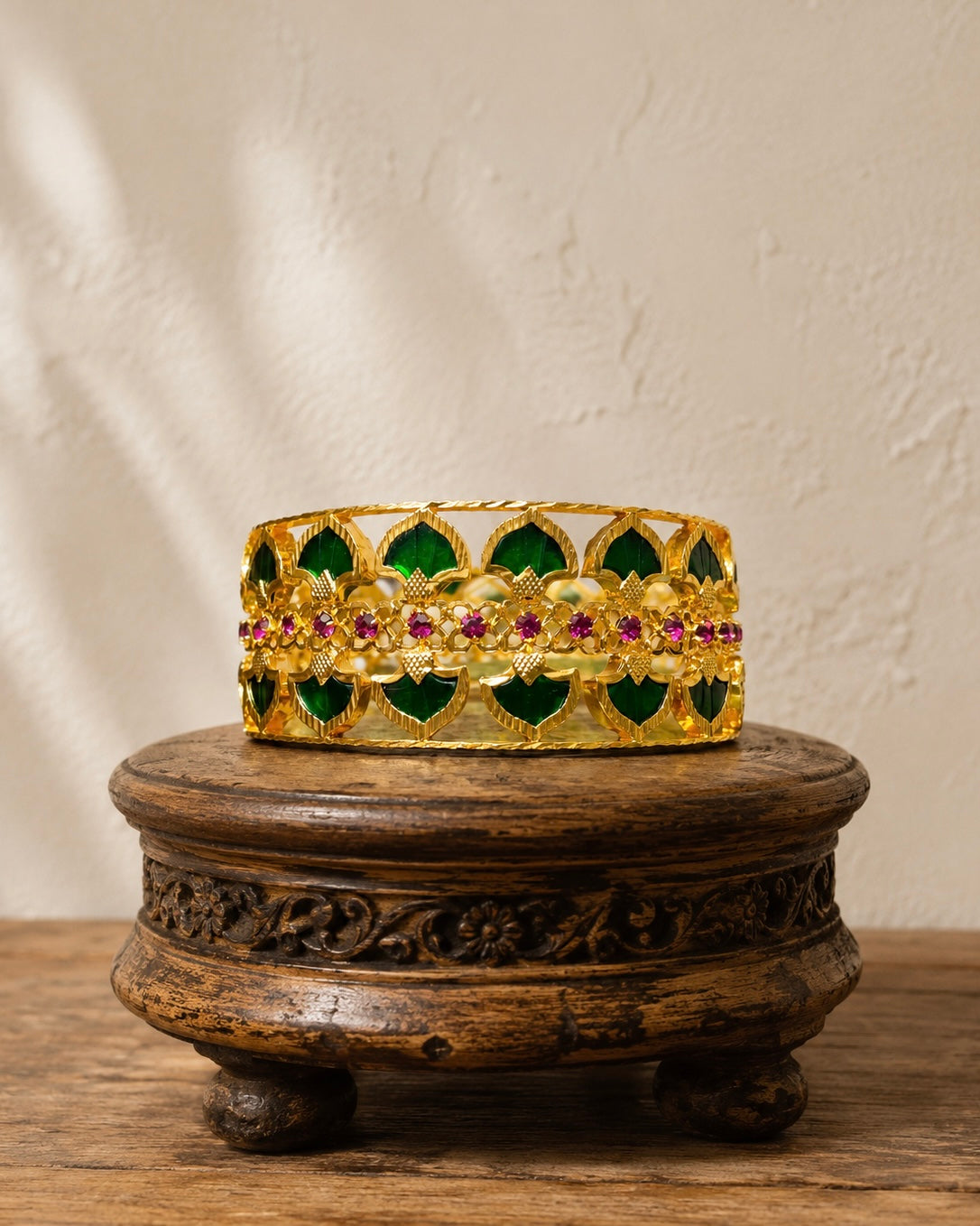 Nagapadam | Palakka | Gold Plated Antique Kada | Size 2.6 | Onam'26